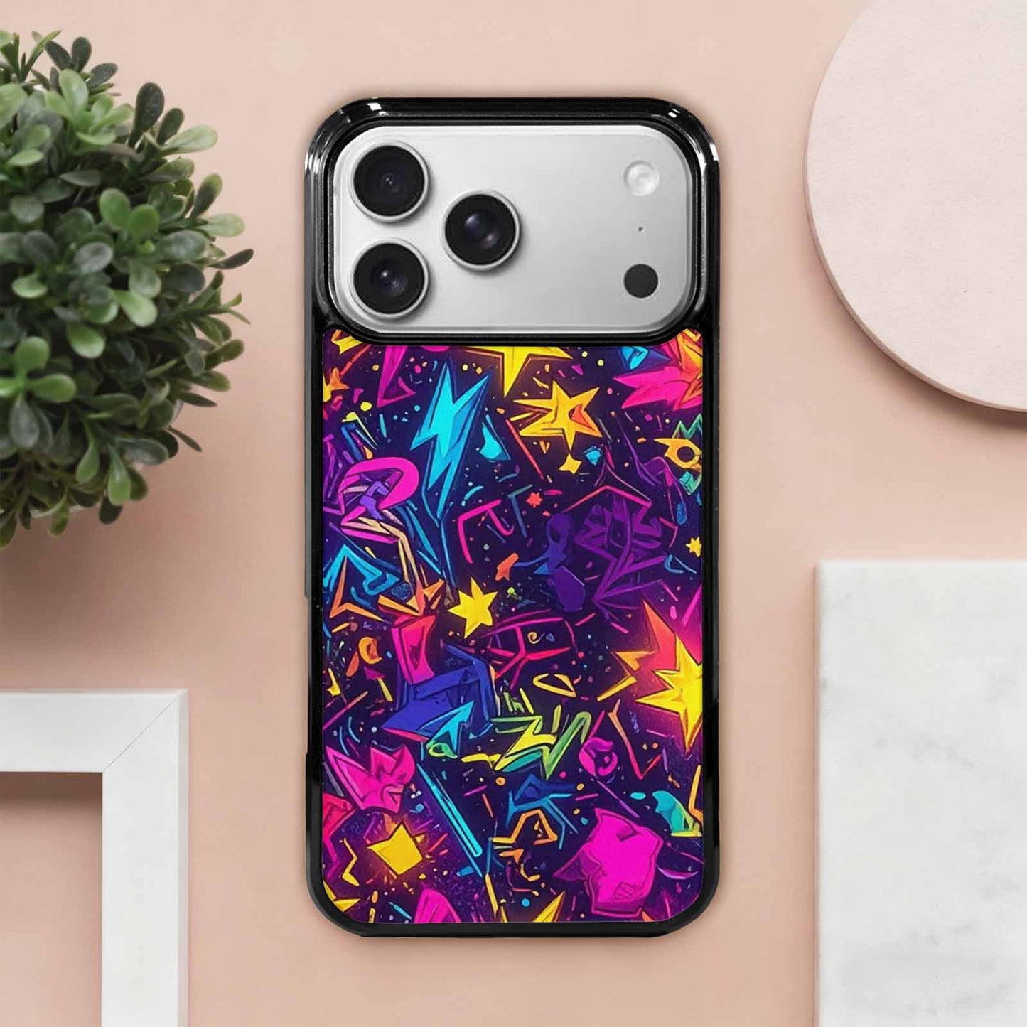 iPhone 17 Pro Max Case — Retro Motif Retro Motifs Retro Vintage, Custom Print Case Cover