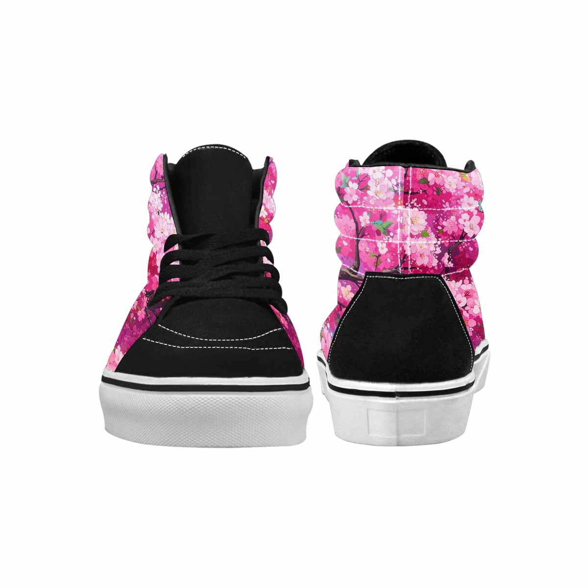 MEN'S Cherry Blossom Branch Cherry High Top Canvas Vivid Custom Sneakers