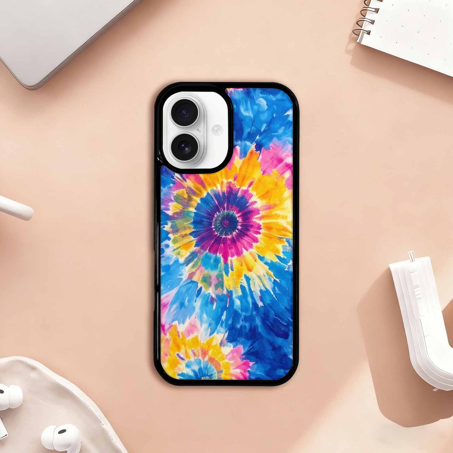 iPhone 17 Case — Small Tie Dye Swirl Tie Dye, Original Design Phone Case