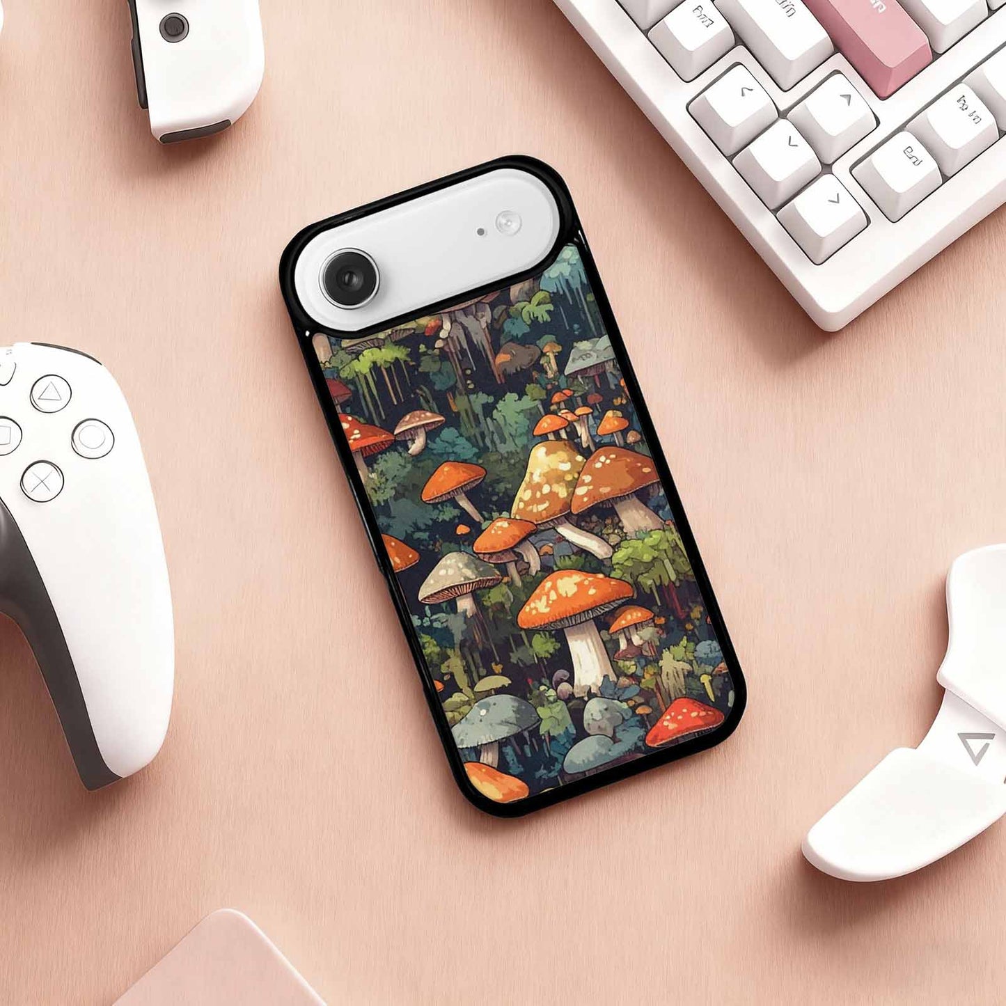 iPhone 17 Air Case — Mushrooms Camomushrooms Patter Ojg Camo, Customized Protective Case