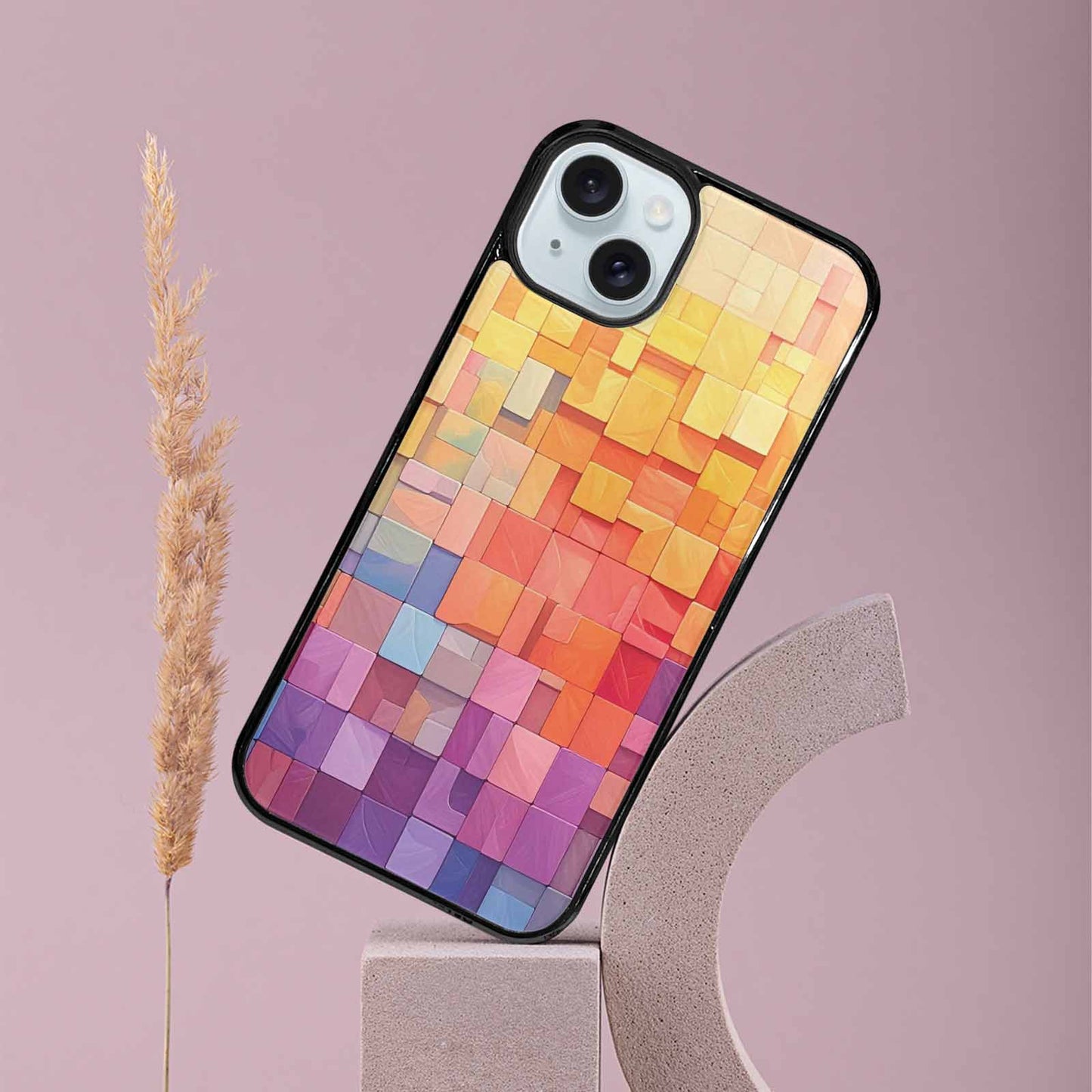 iPhone 15 Plus Case — Color Gradient Fade Pattern Hundreds Of, Original Design Phone Case