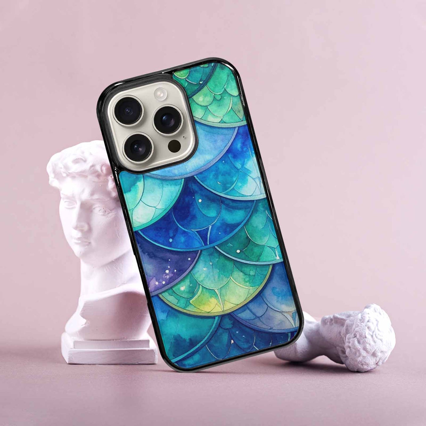iPhone 16 Pro Case — Mermaid Scale, Custom Designed Case Cover