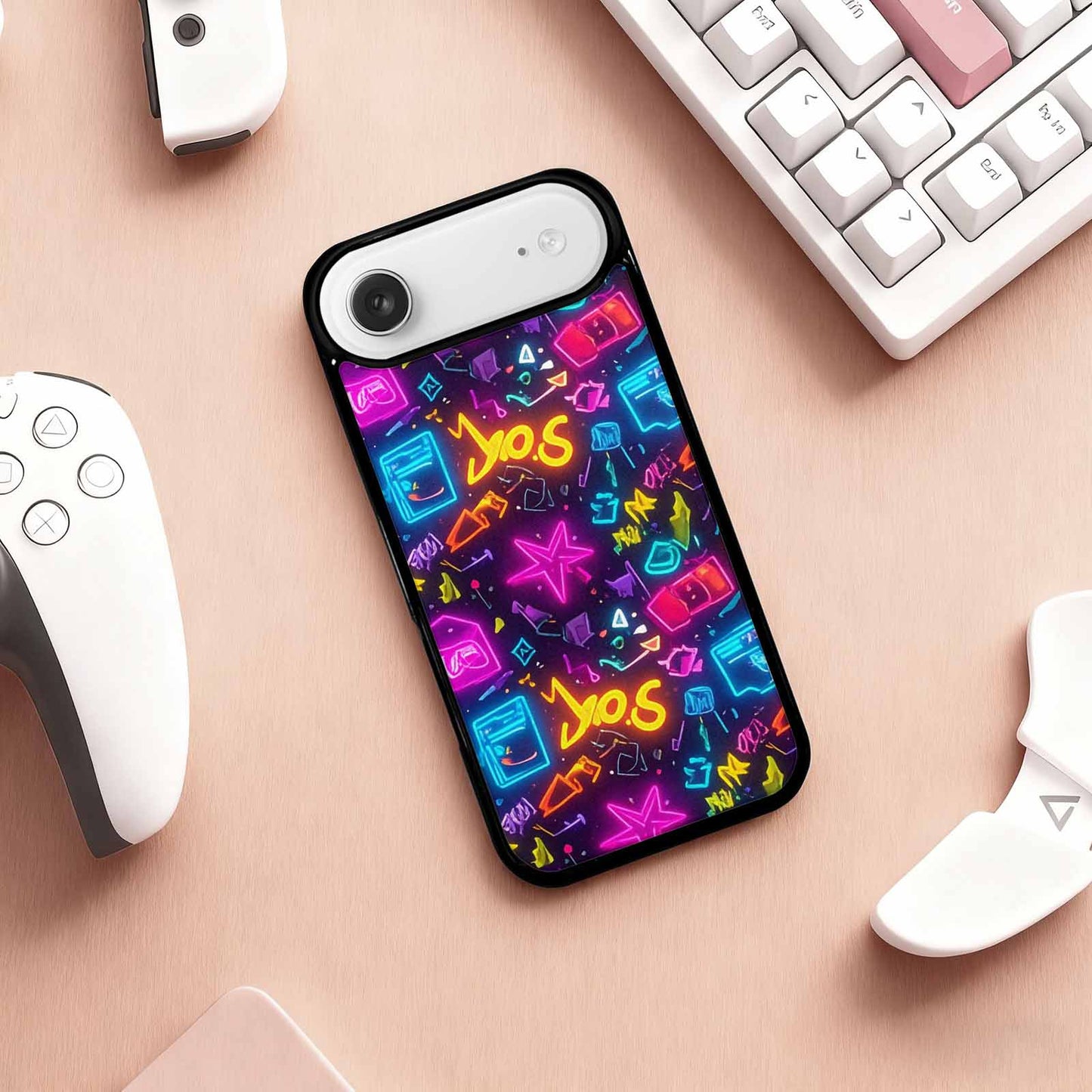 iPhone 17 Air Case — Retro Motif Retro Motifs Pattern Retro, Custom Designed Case Cover