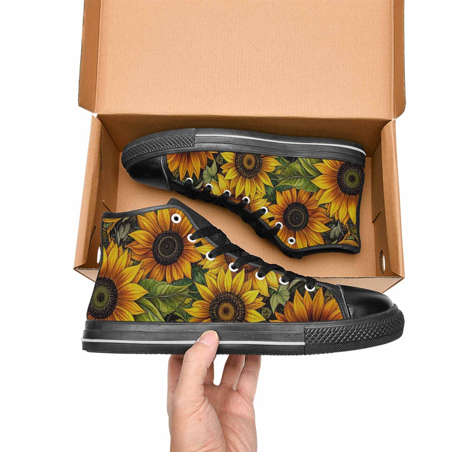 WOMEN'S Sunflower High Top Canvas Dreamcore Sneakers