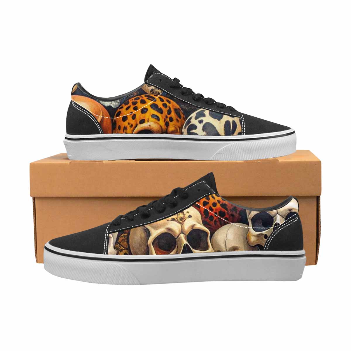 WOMEN'S Skulls Lace-Up Canvas Y2K Shoes