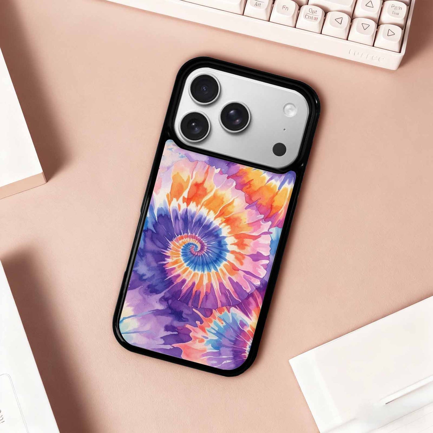 iPhone 17 Pro Case — Seamless Tileable Pattern Of Overlapping Tie, Custom Art Phone Cover