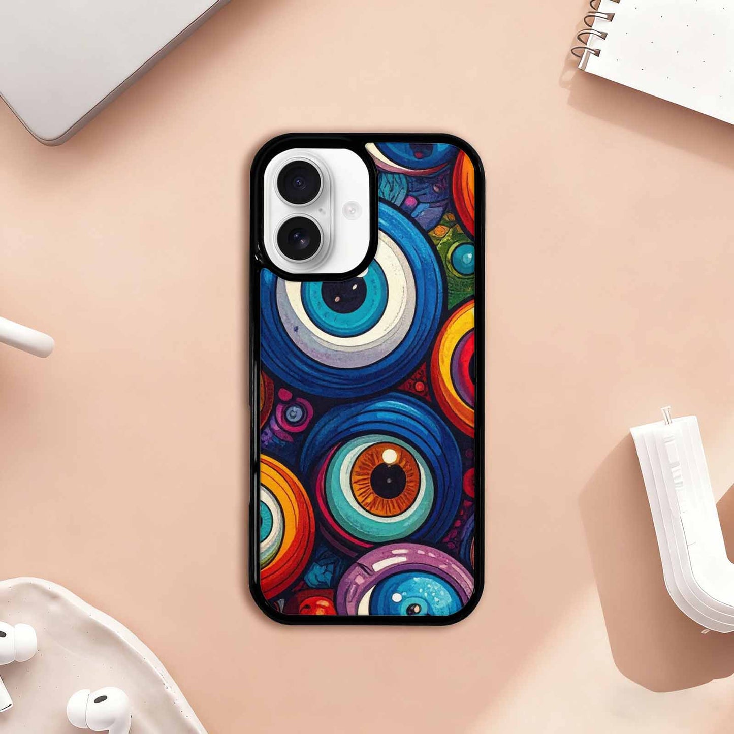iPhone 17 Case — Seamless Tileable Pattern Of Cartoon Cute, Custom Phone Case