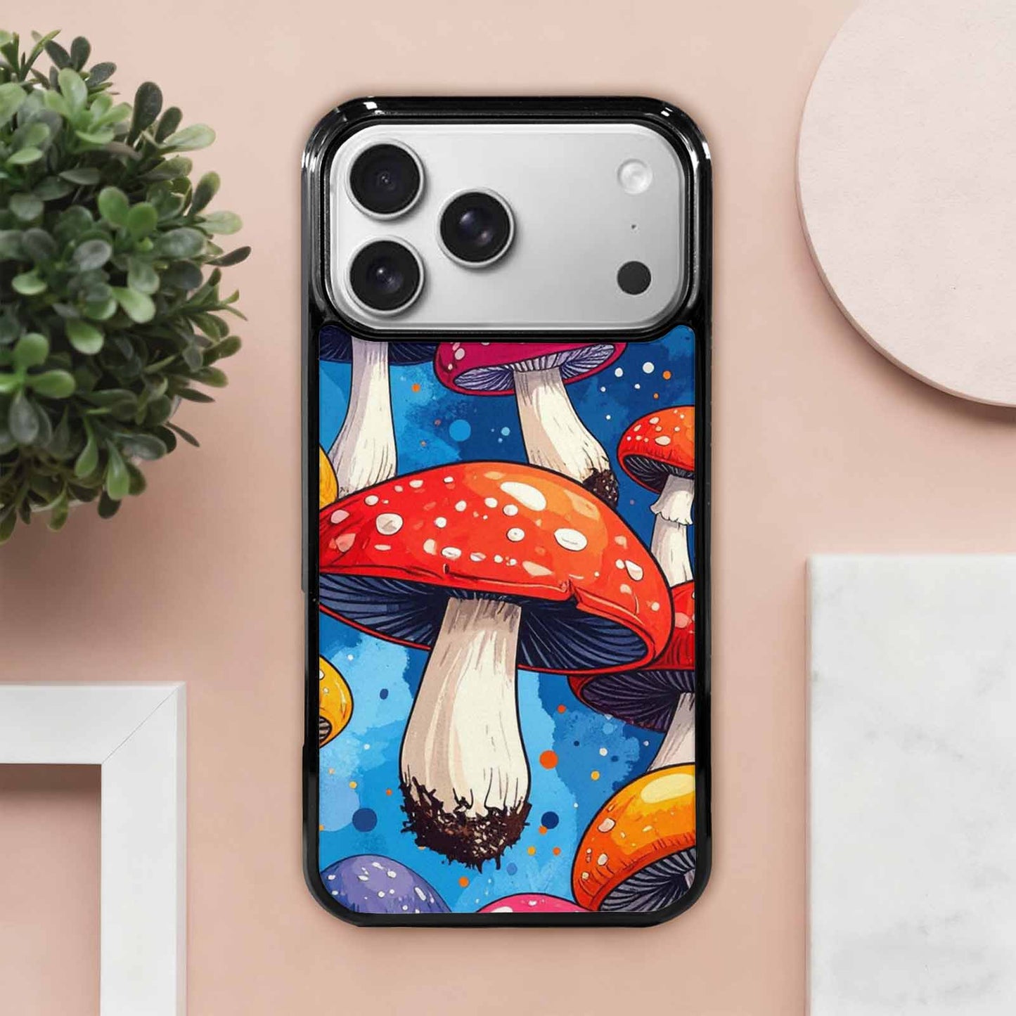 iPhone 17 Pro Max Case — Vivid Winter Mushroom Cartoon Cute, Customized Protective Case