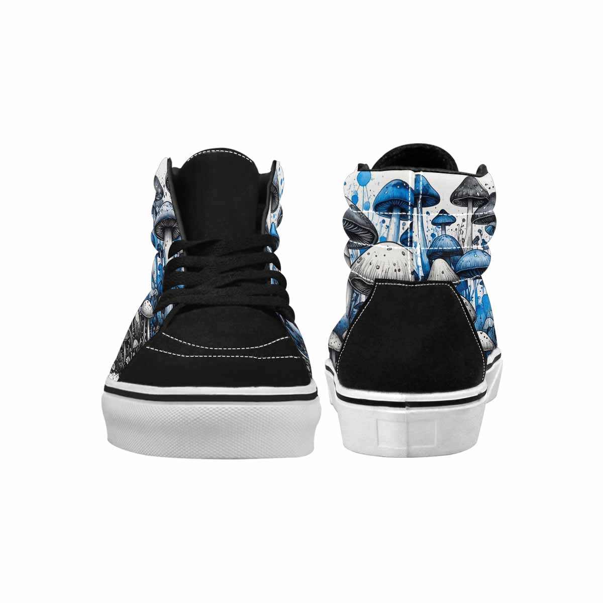 MEN'S Mushrooms (general) High Top Canvas Wallpaper Art Sneakers
