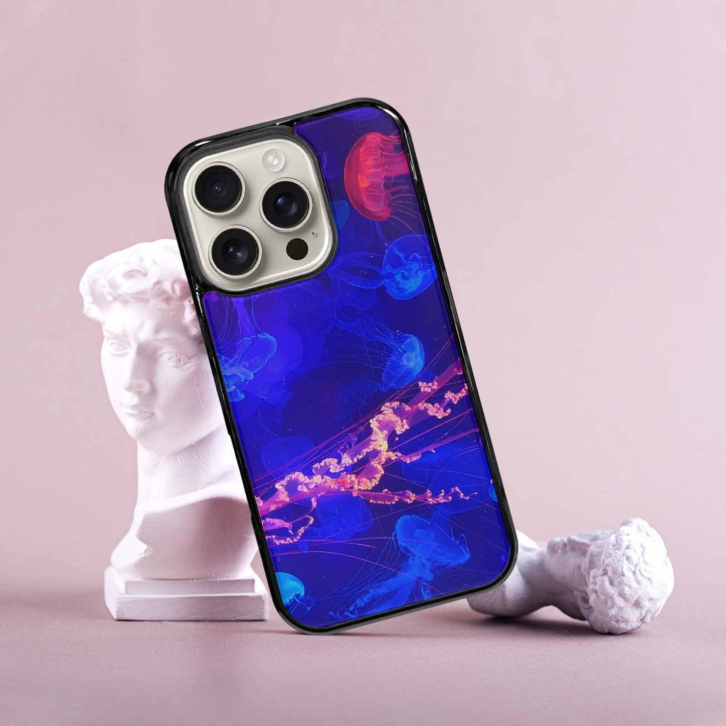 iPhone 16 Pro Case — Jellyfish Glow Jellyfish Glow Pattern Hundreds, Unique Phone Case Design