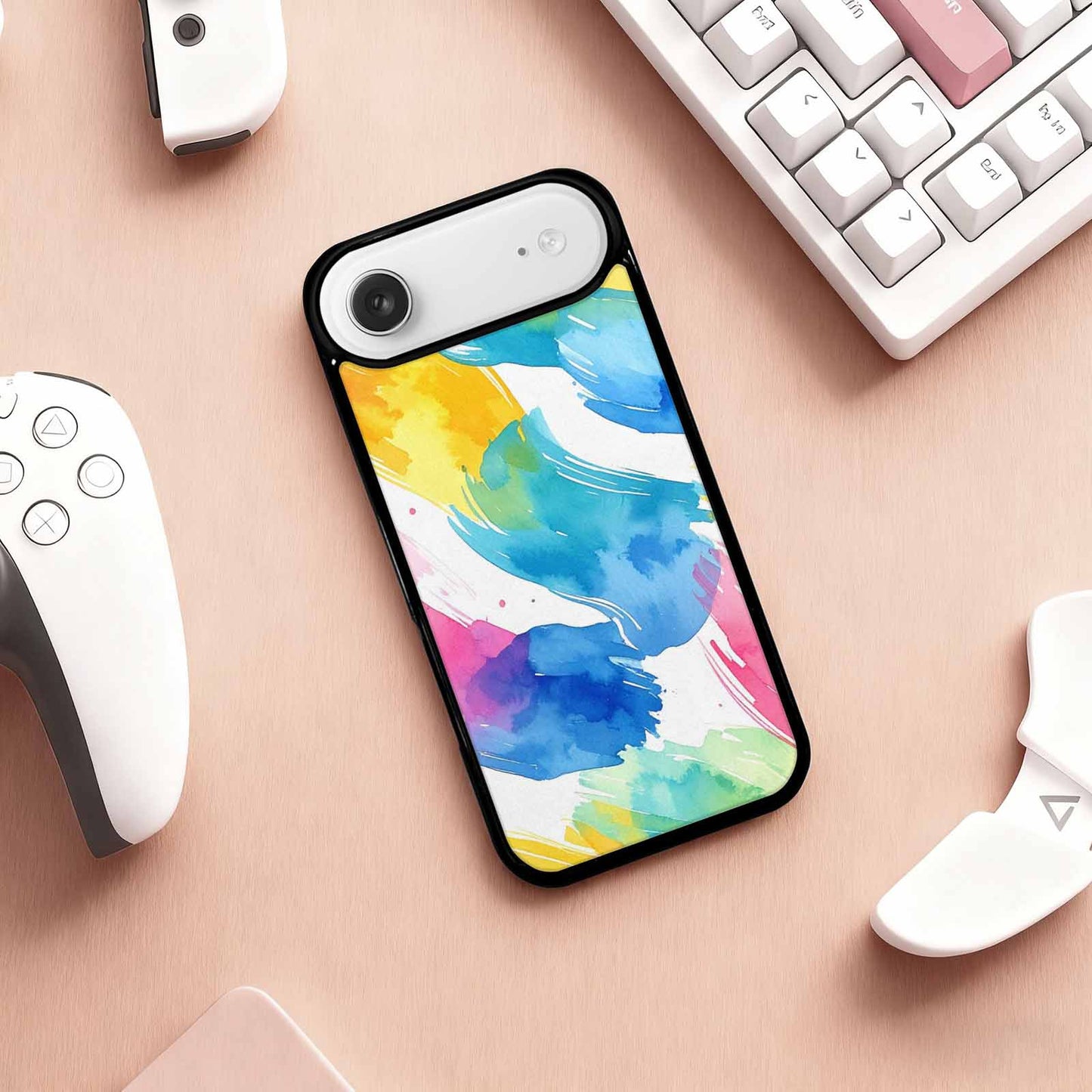 iPhone 17 Air Case — Trans Strong Watercolor Seamless Pattern Watercolor, Custom Print Case Cover