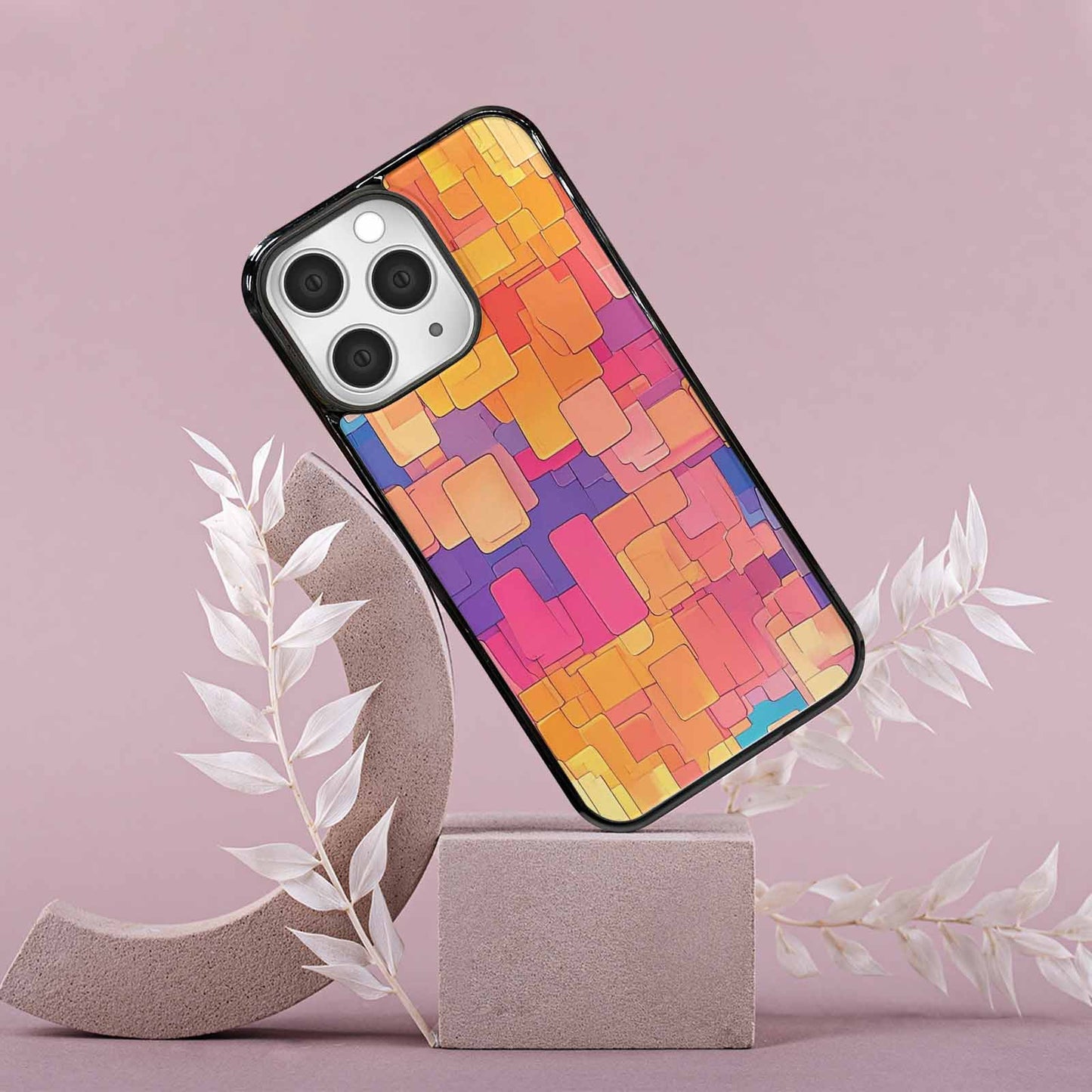 iPhone 15 Pro Max Case — Color Gradient Fade Pattern Hundreds Of, Custom Art Phone Cover