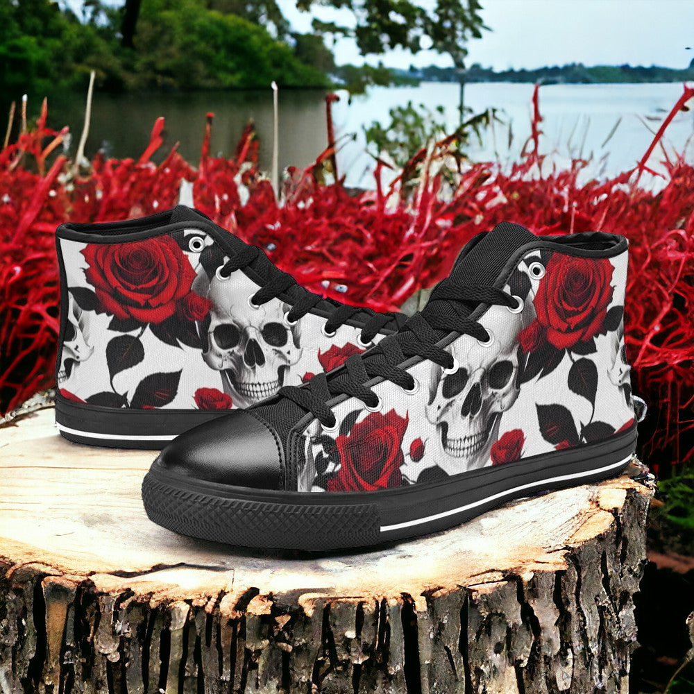 Skulls Roses Deluxe Women - Freaky Shoes®