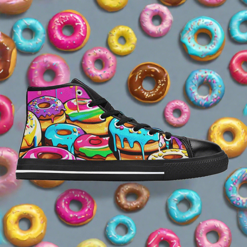 Phoenix Teal Gold Unique Bold Art - Freaky Shoes