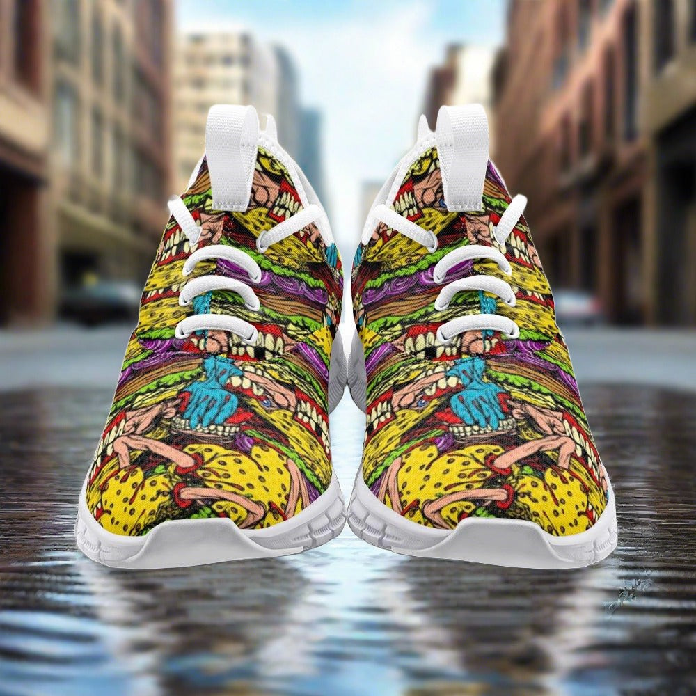 Celtic White Gold Custom Bold Art - Freaky Shoes | Custom Art Sneakers