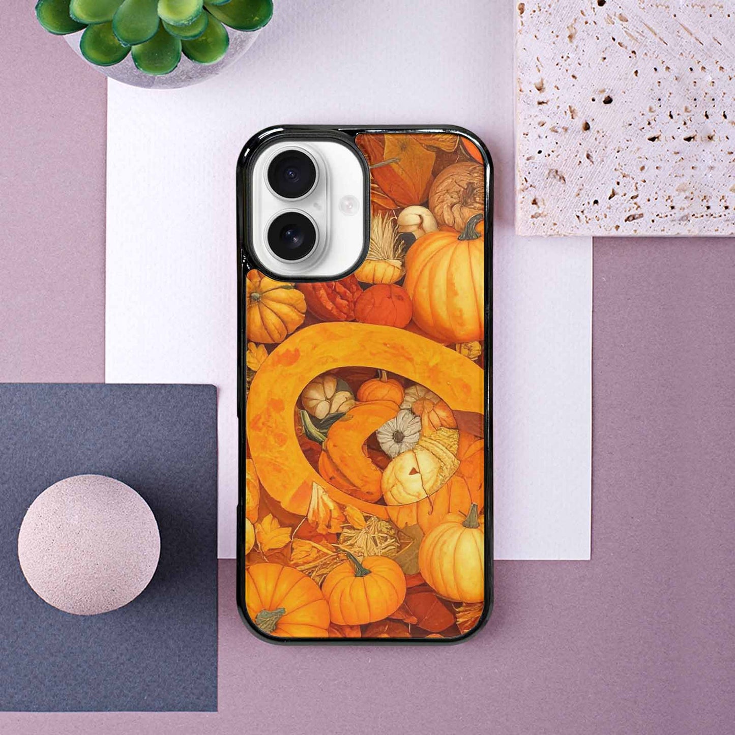 iPhone 16 Case — Autumn Pumpkin Patch Autumn Pumpkin Patch, Unique Phone Case Design