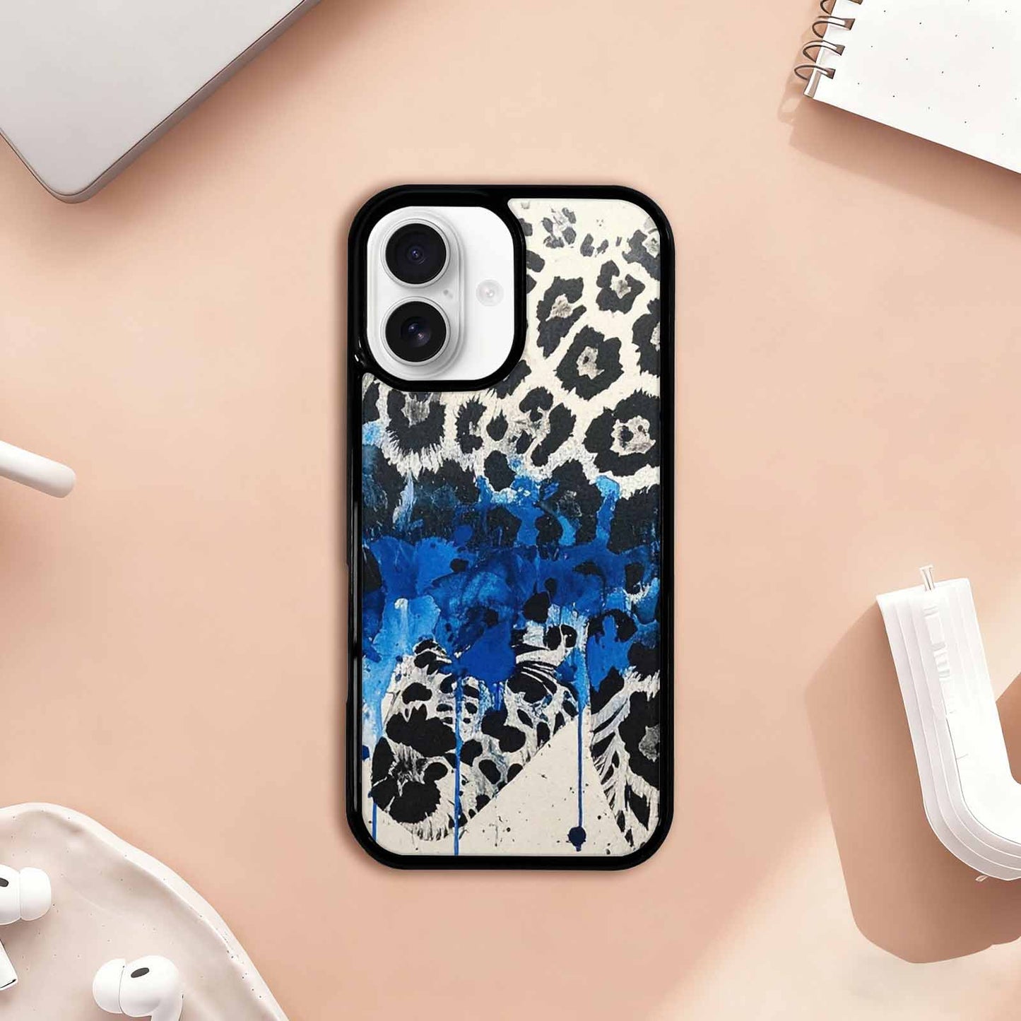 iPhone 17 Case — Animal Print Black & Animal Print, Custom Phone Case