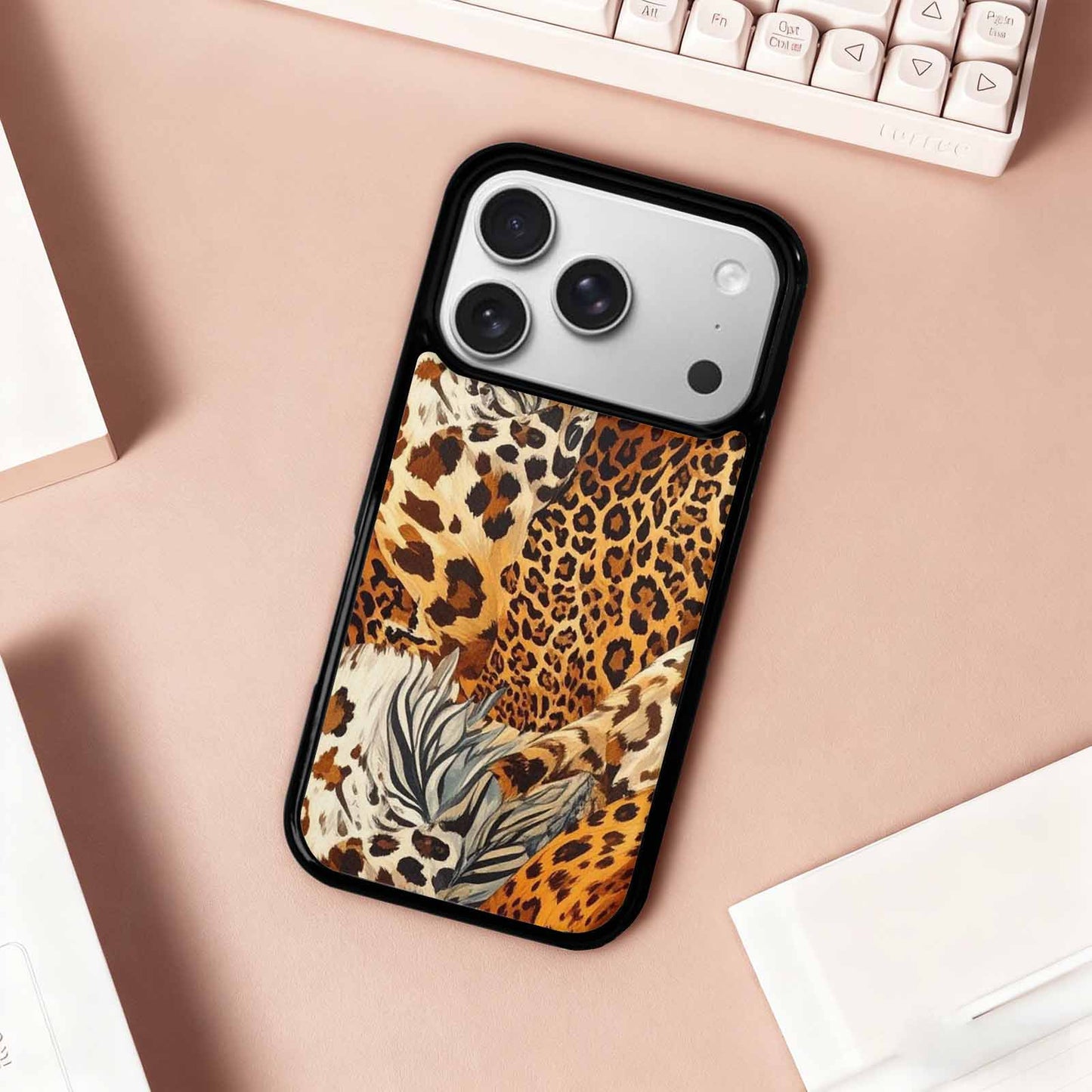 iPhone 17 Pro Case — Small Animal Print Pattern Randomly Animal, Customized Protective Case