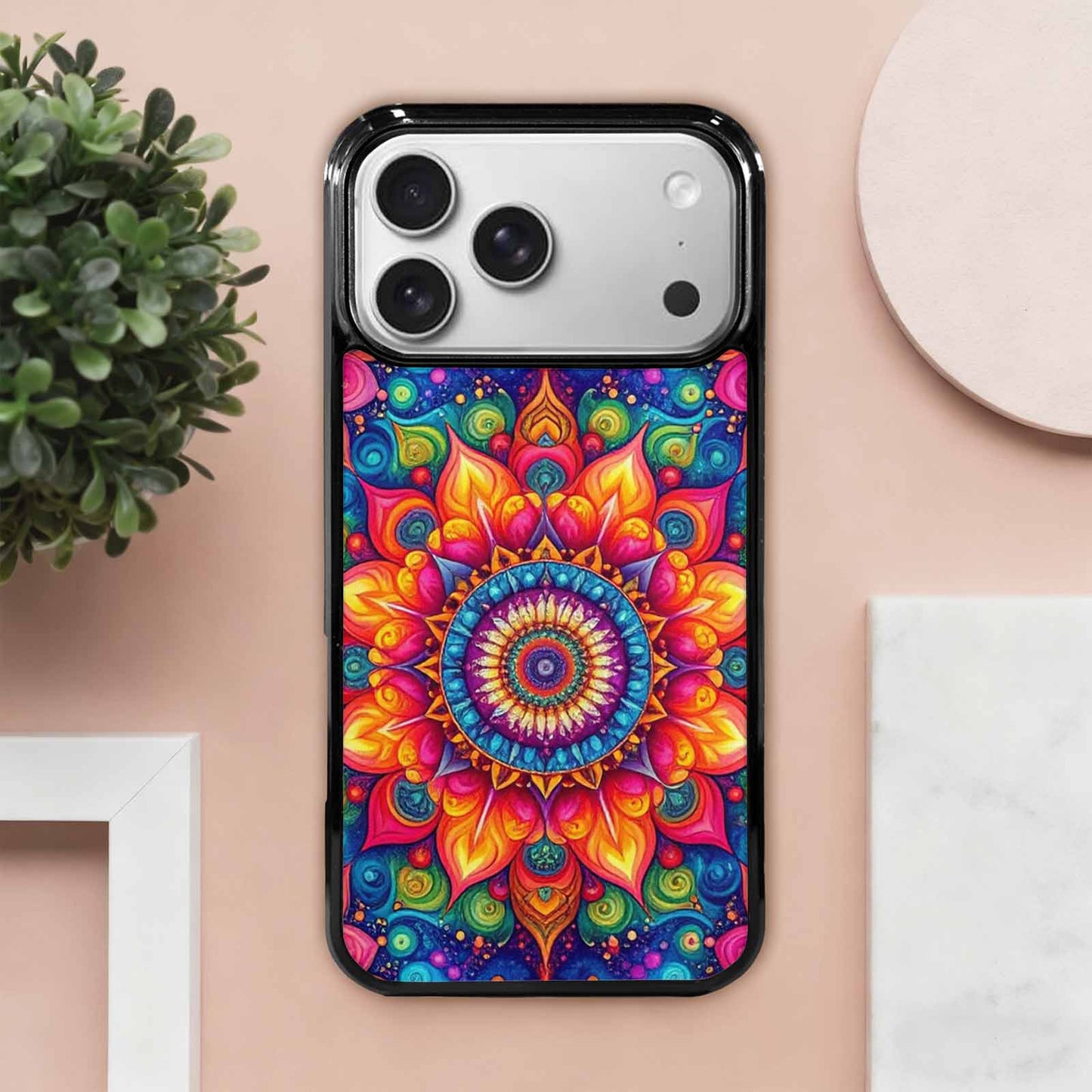 iPhone 17 Pro Max Case — Tie Dye Mandala Art Tie Dye, Customized Protective Case