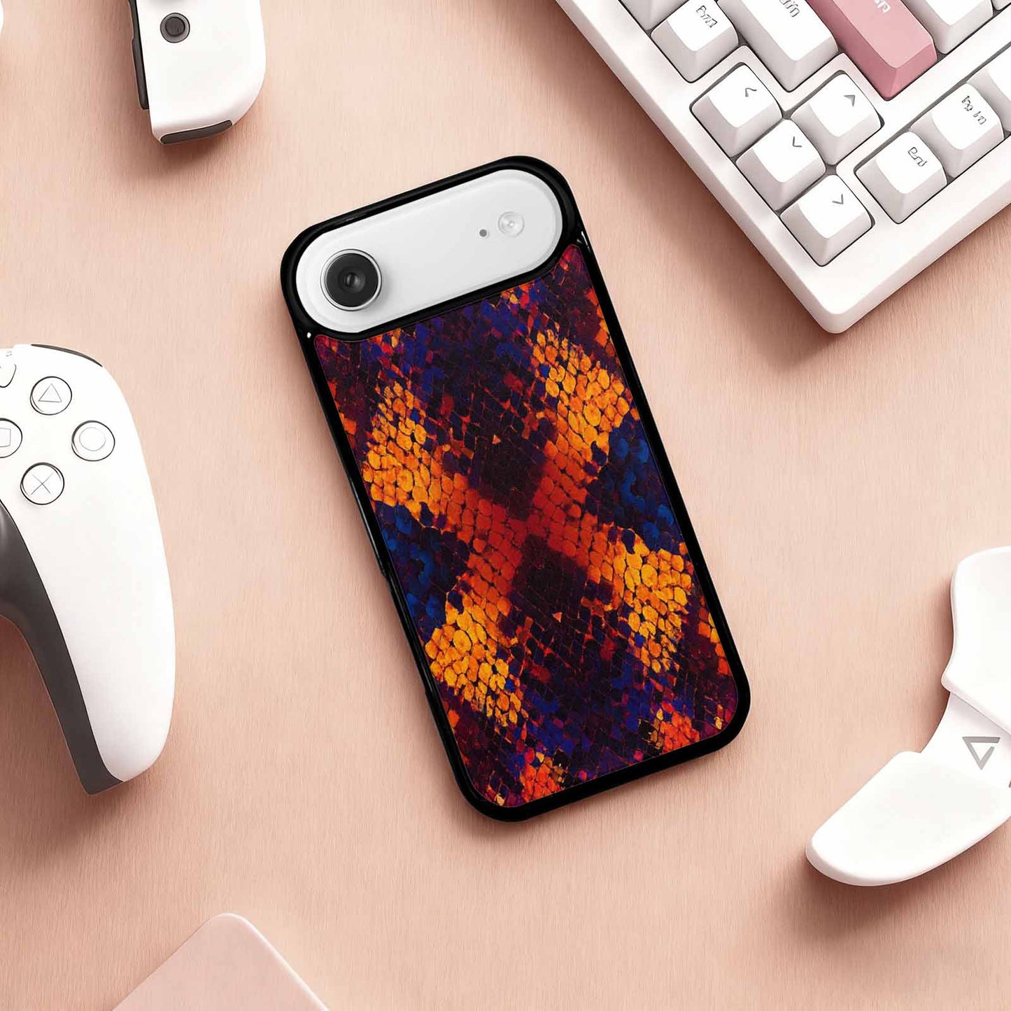 iPhone 17 Air Case — Snake Print Dark Seamless Pattern Animal, Original Design Phone Case