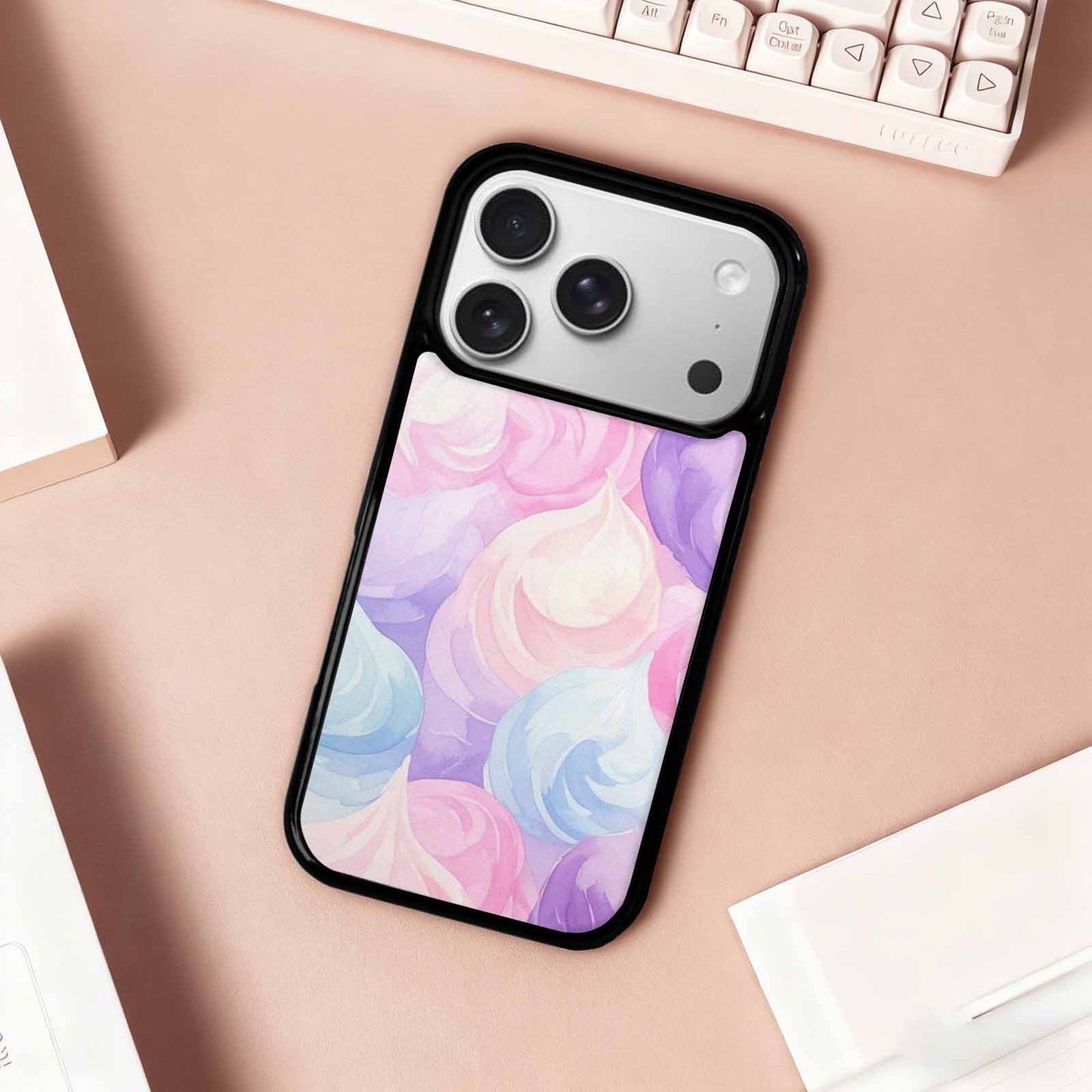 iPhone 17 Pro Case — Tie Dye Pastel Dream Blended Tie, Custom Art Phone Cover