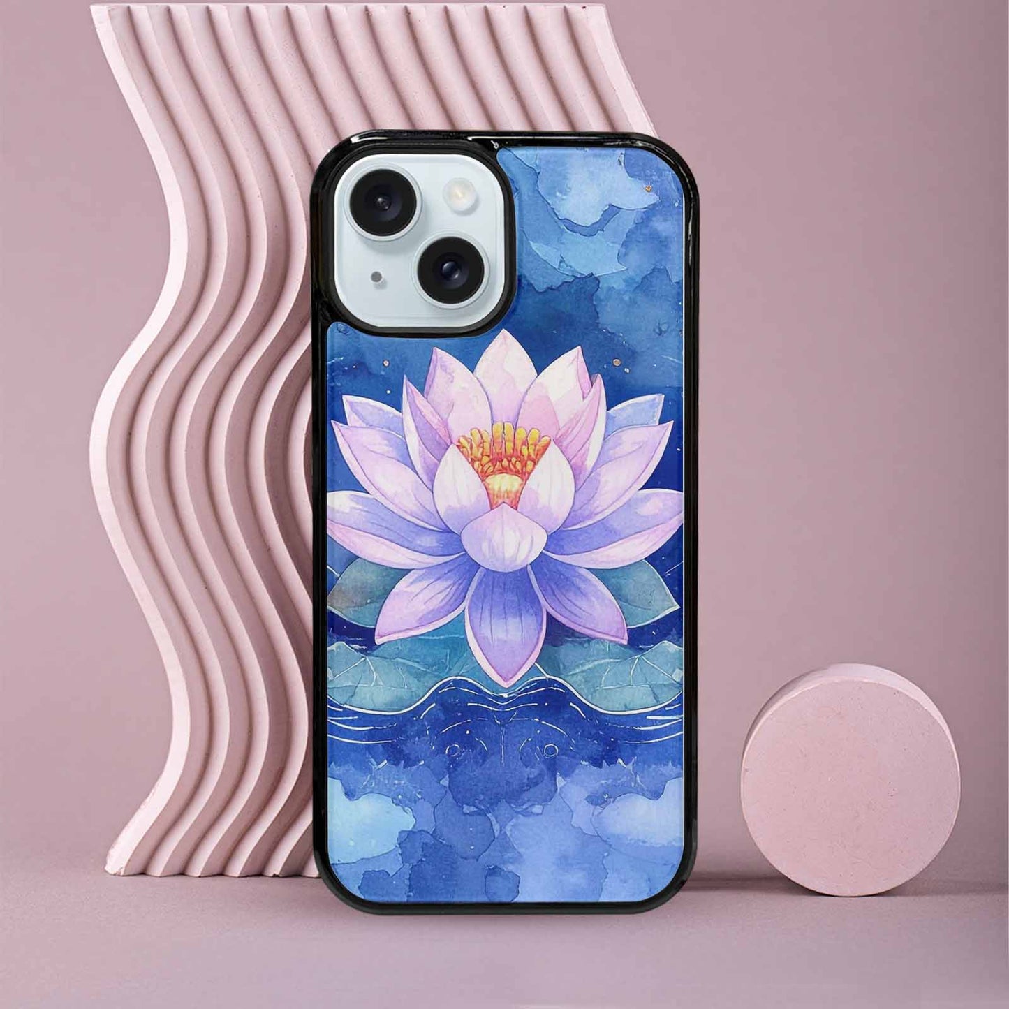iPhone 15 Case — Water Lilies Impressionist, Original Design Phone Case
