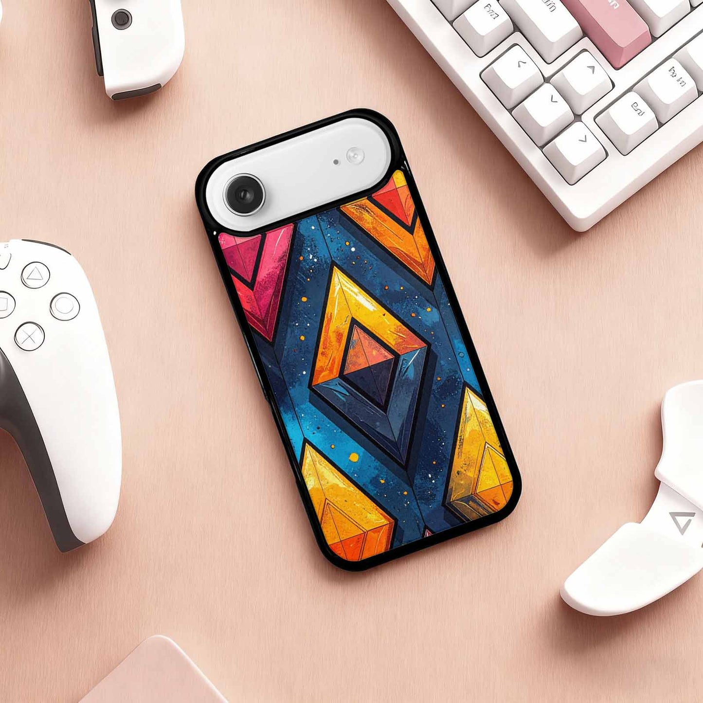 iPhone 17 Air Case — Vintage Summer Diamond Retro Vintage, Custom Phone Case