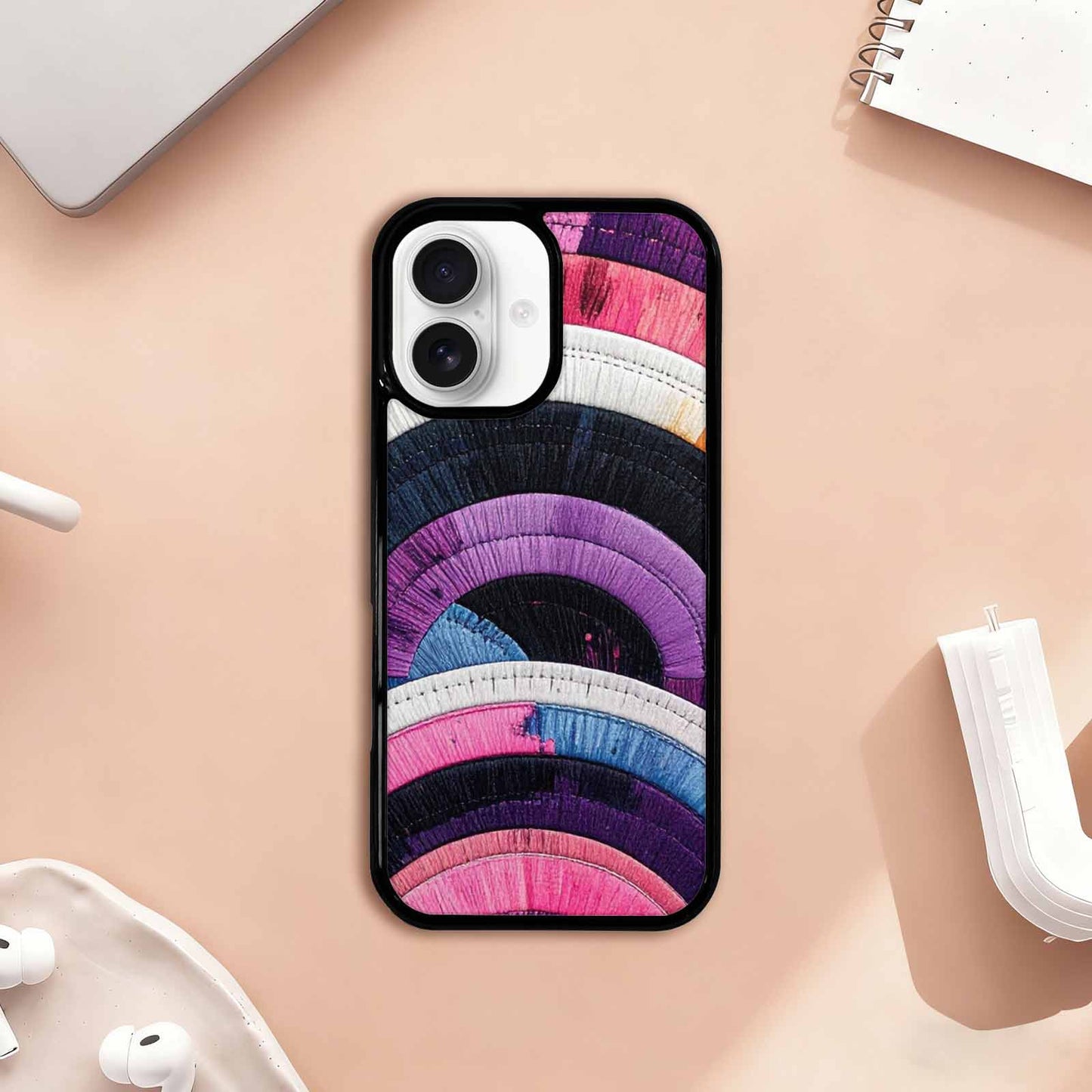 iPhone 17 Case — Vivid Camo Genderfluid Camo, Original Design Phone Case