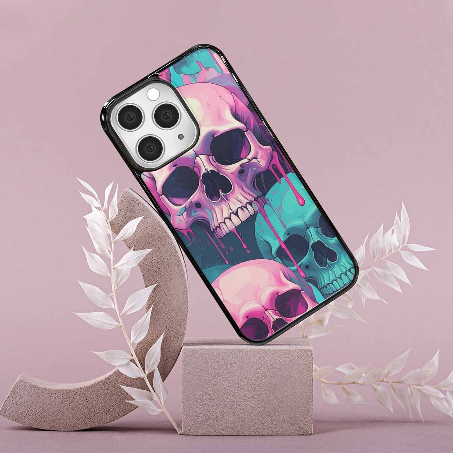 iPhone 15 Pro Max Case — Thousands Of Skulls Custom, Custom Printed Phone Case