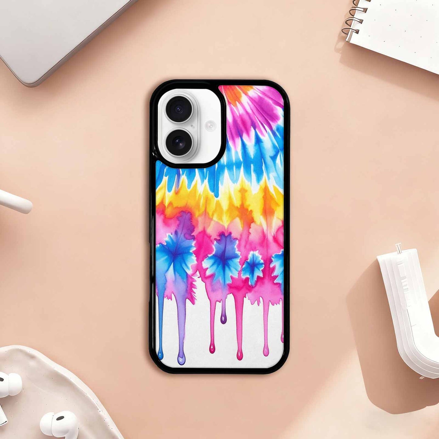 iPhone 17 Case — Tie Dye Style Art Tie Dye, Custom Designed Case Cover
