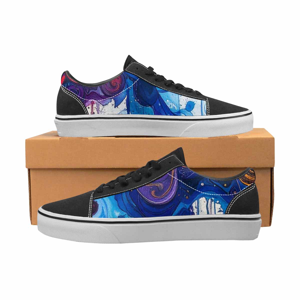 WOMEN'S Tie Lace-Up Canvas Aesthetic Custom Shoes
