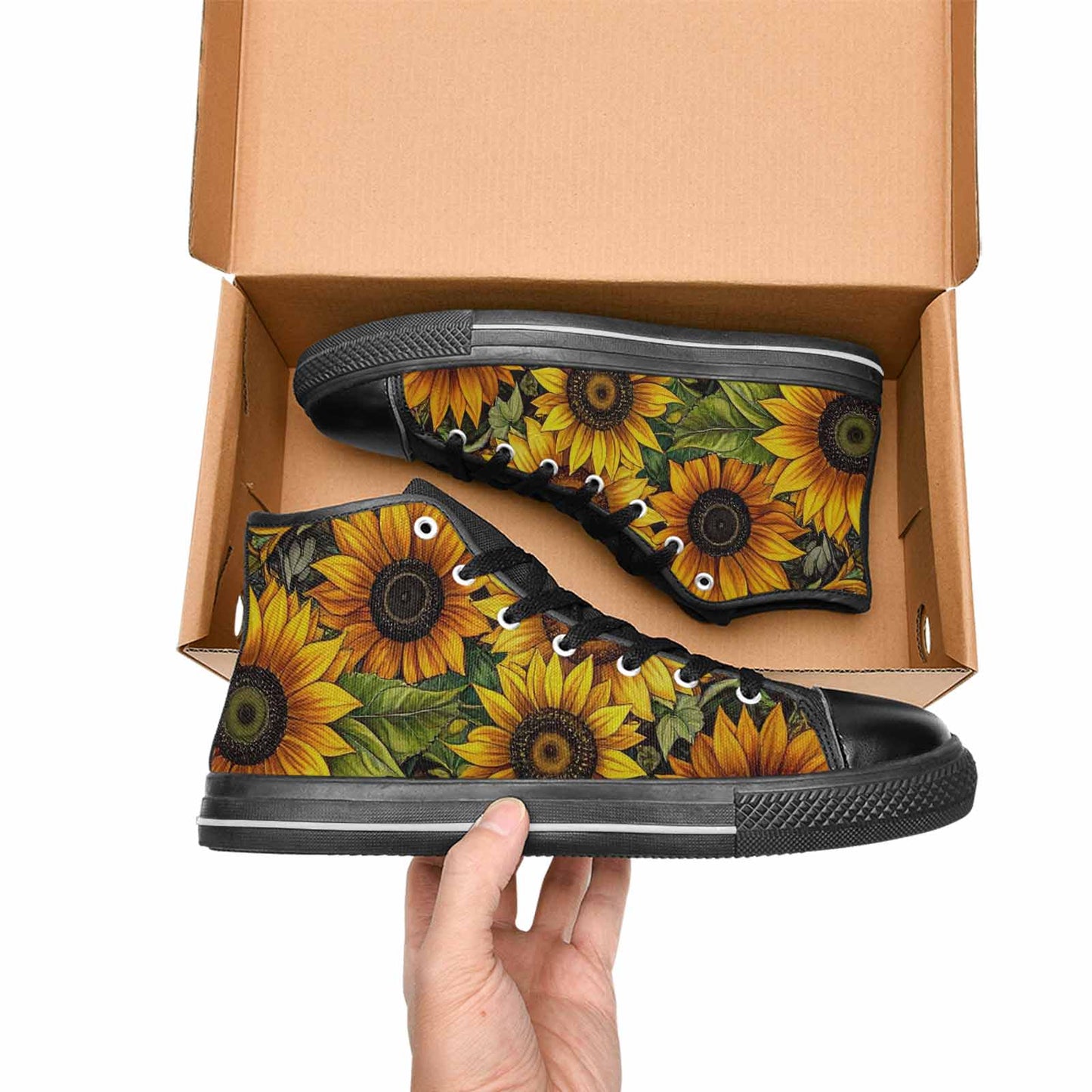 MEN'S Sunflower High Top Canvas Grunge Shoes