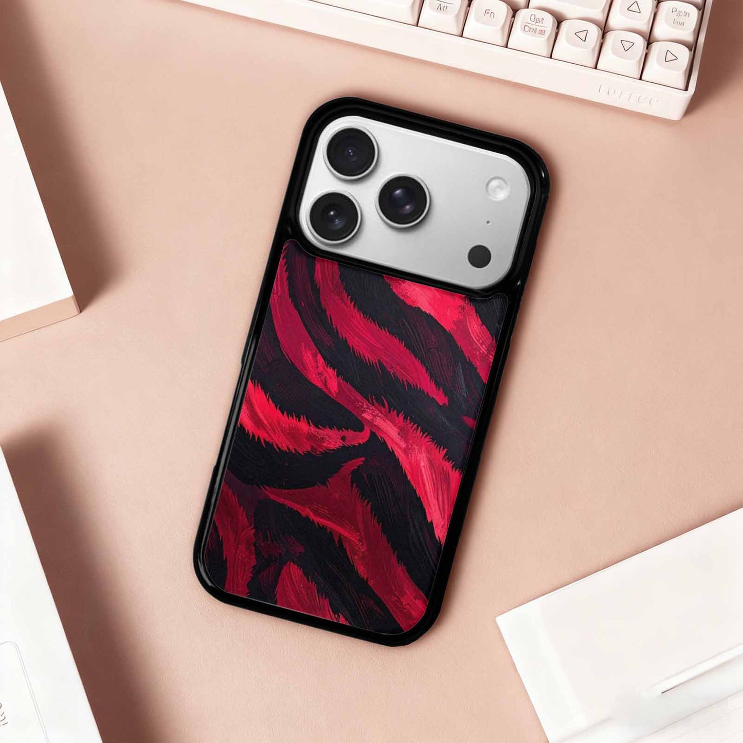 iPhone 17 Pro Case — Seamless Tileable Pattern Of Overlapping Animal, Custom Made Phone Cover