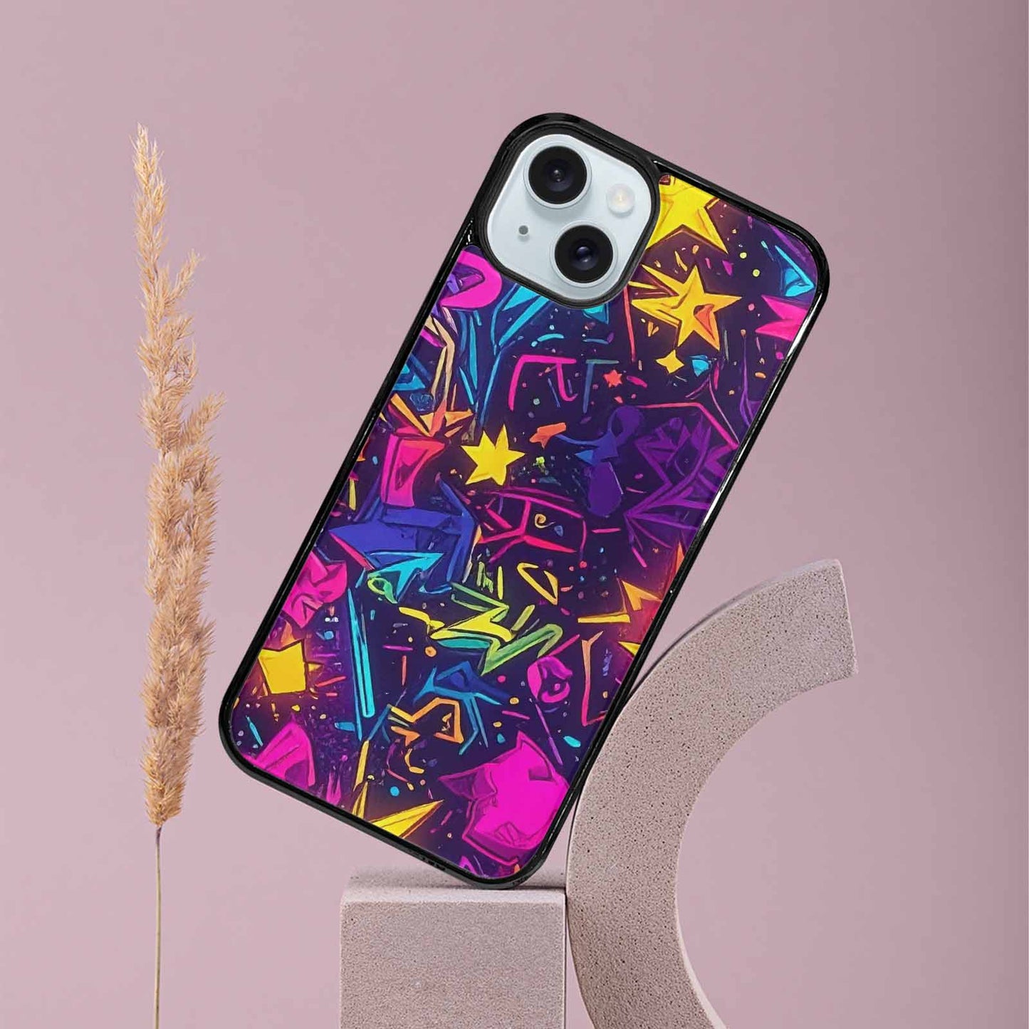 iPhone 15 Plus Case — 80s Retro Motif 80s Retro Motifs, Customized Protective Case
