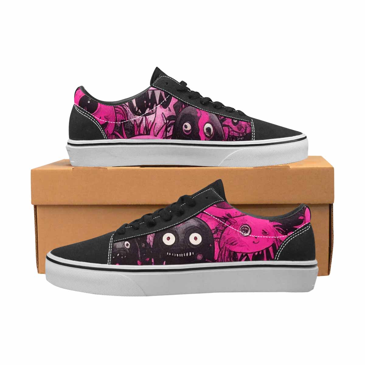 WOMEN'S Monsters (general) Lace-Up Canvas Aesthetic Shoes