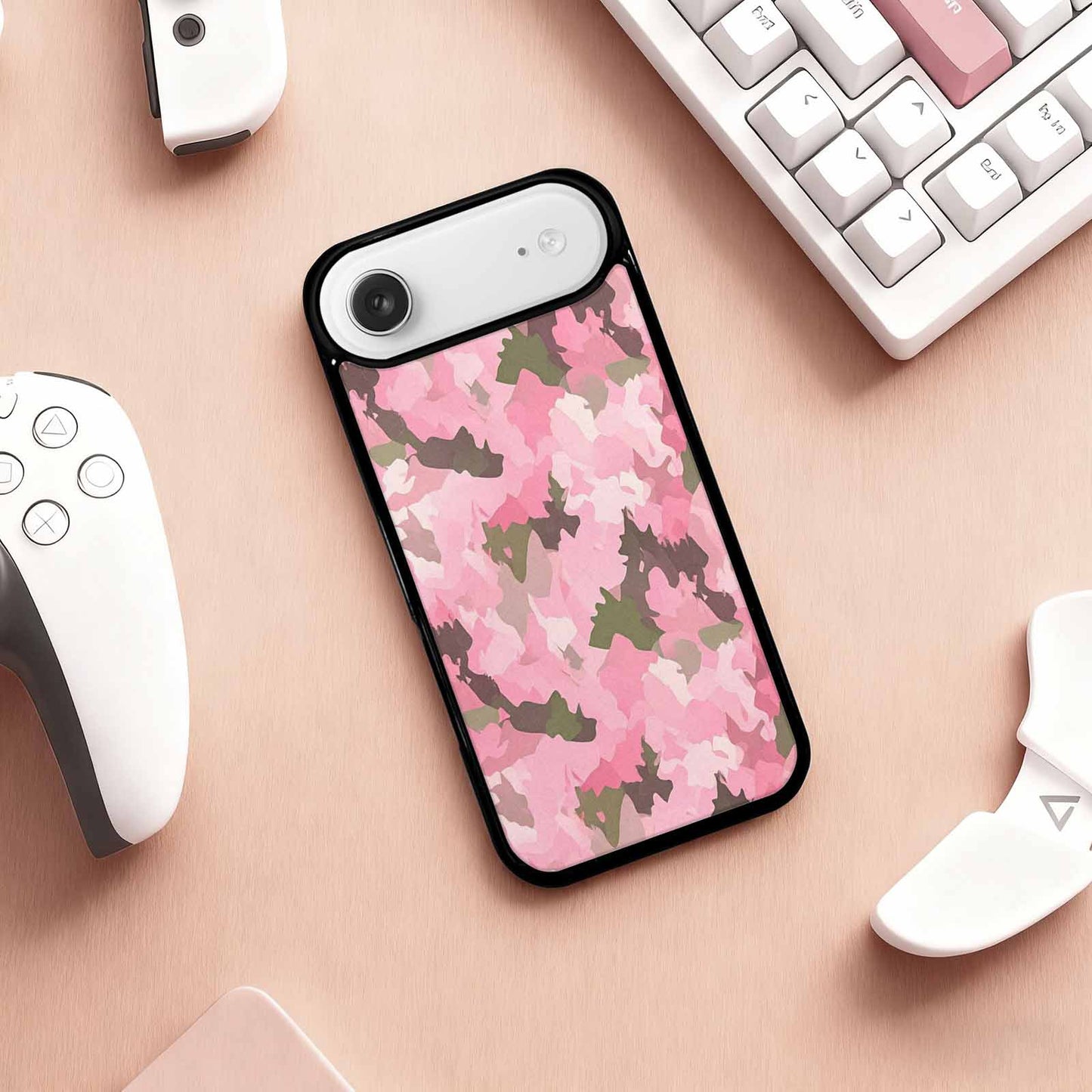 iPhone 17 Air Case — Small Military Camouflage Blotch Pattern Camo, Custom Phone Case