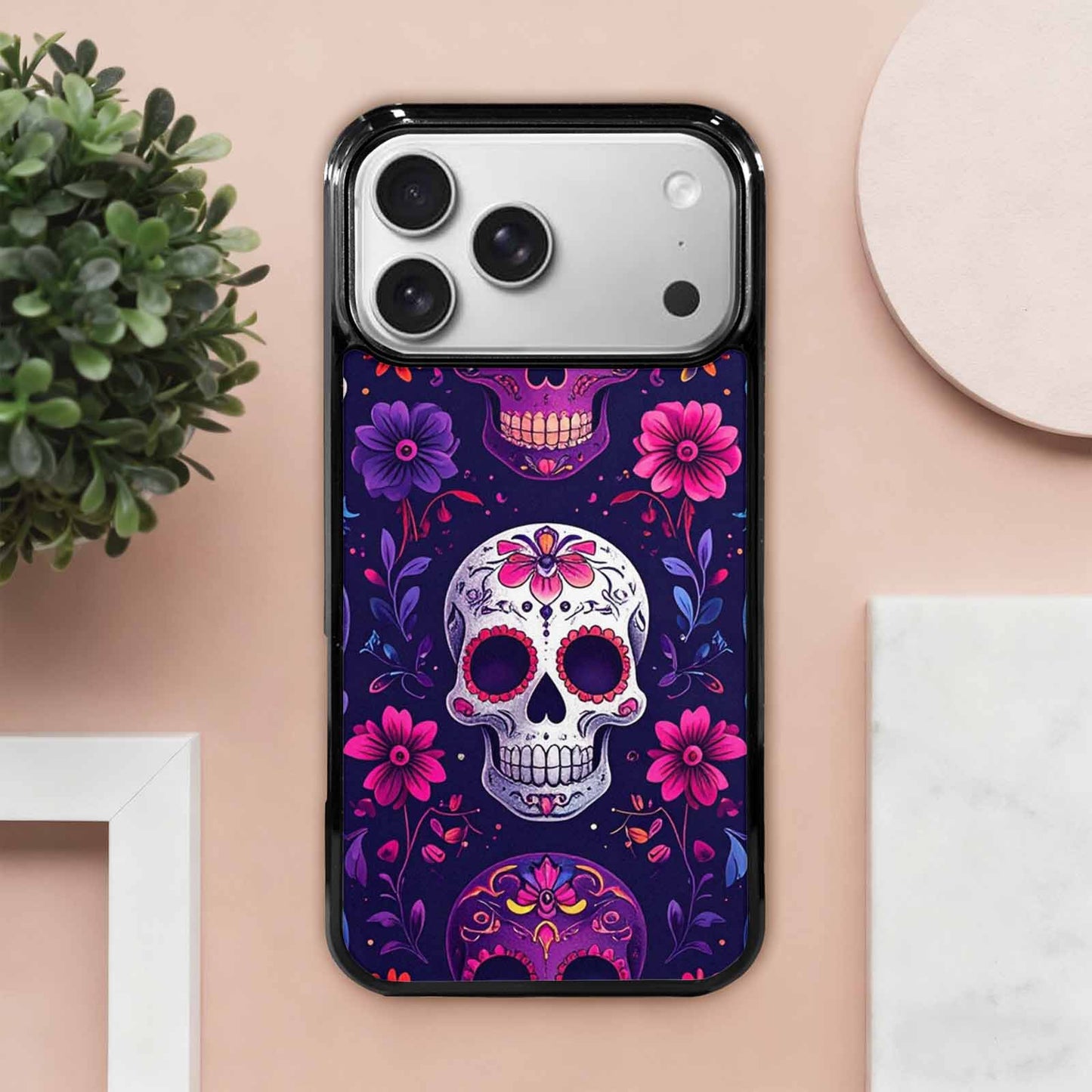 iPhone 17 Pro Max Case — Skull Dark Art Gothic Print Gothic, Custom Designed Case Cover