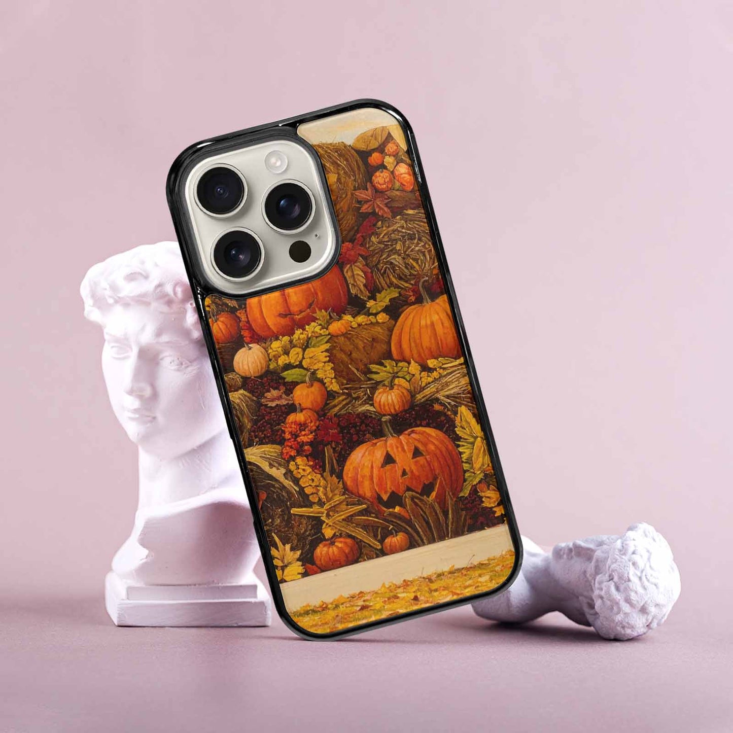iPhone 16 Pro Case — Autumn Pumpkin Patch Autumn Pumpkin Patch, Custom Print Case Cover