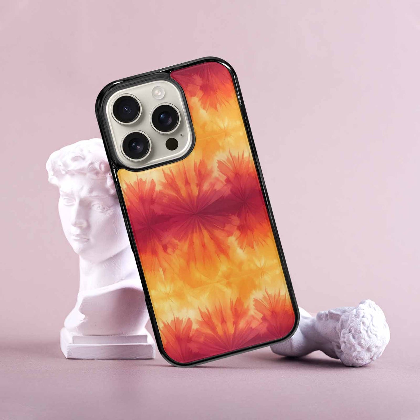 iPhone 16 Pro Case — Ombre Tie Dye Sunset, Custom Art Phone Cover