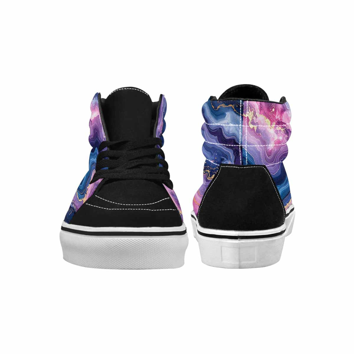 MEN'S Marble Galaxy High Top Canvas Grunge Sneakers