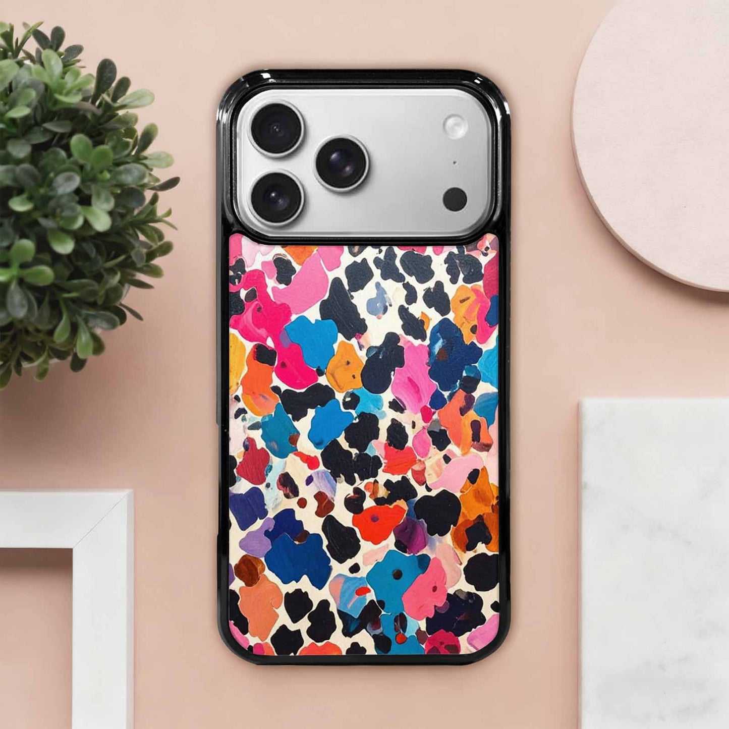 iPhone 17 Pro Max Case — Small Cow Animal Print Animal Print, Customized Protective Case