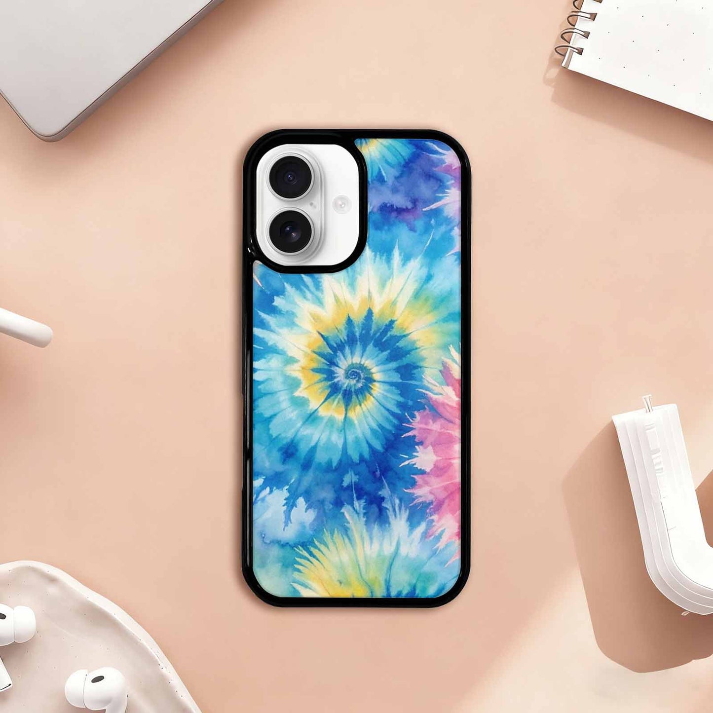iPhone 17 Case — Small Tie Dye Swirl Tie Dye, Custom Made Phone Cover