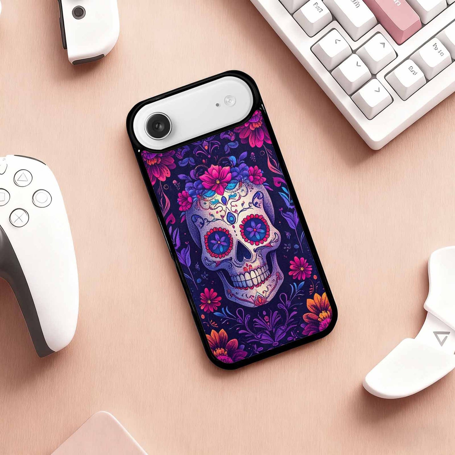 iPhone 17 Air Case — Skull Dark Art Gothic Print Gothic, Custom Printed Phone Case