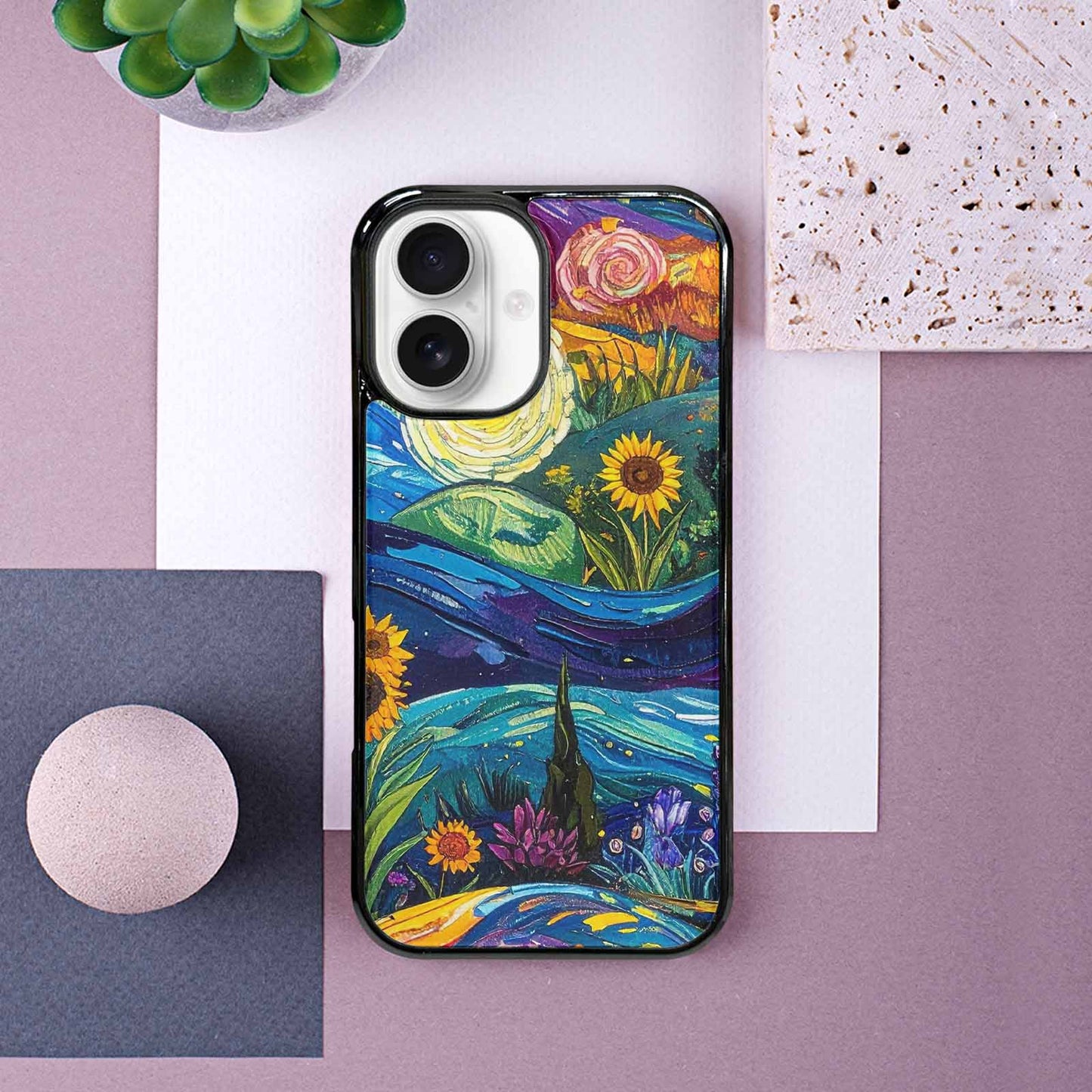 iPhone 16 Case — Blend All Versions Together Melting Together, Custom Art Phone Cover