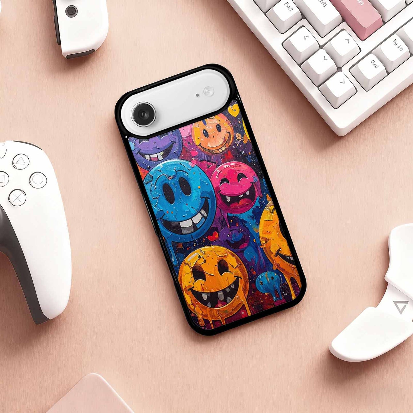 iPhone 17 Air Case — Melting Moon Smiley Melting Smiley Original, Personalized Phone Case