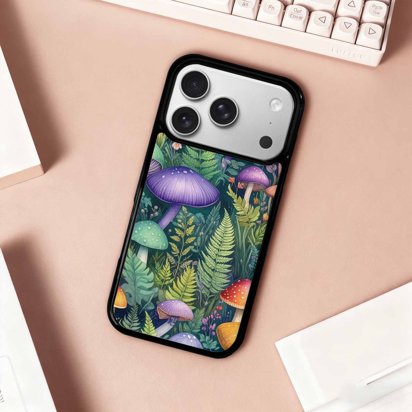 iPhone 17 Pro Case — Mushrooms Botanicalmushrooms P Hmi Floral, Custom Phone Case