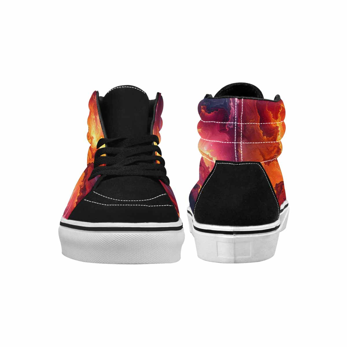 MEN'S Galaxy Art - High Top Canvas Wallpaper Art Shoes