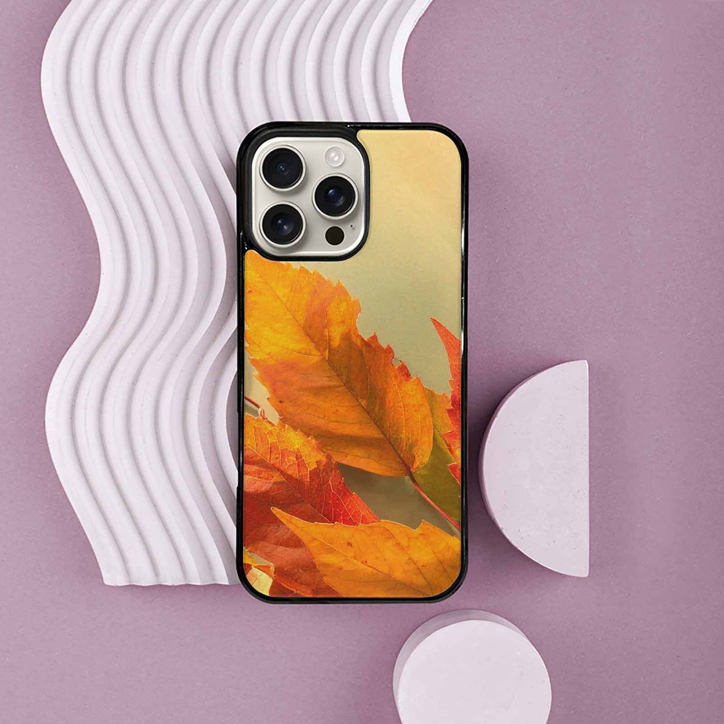 iPhone 16 Pro Max Case — Autumn Leaves, Customized Protective Case