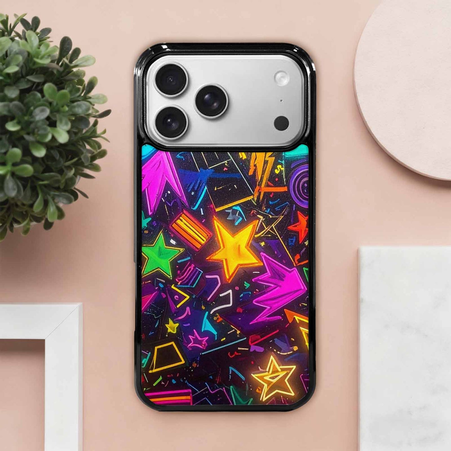 iPhone 17 Pro Max Case — Retro Motif Retro Motifs Retro Vintage, Custom Art Phone Cover