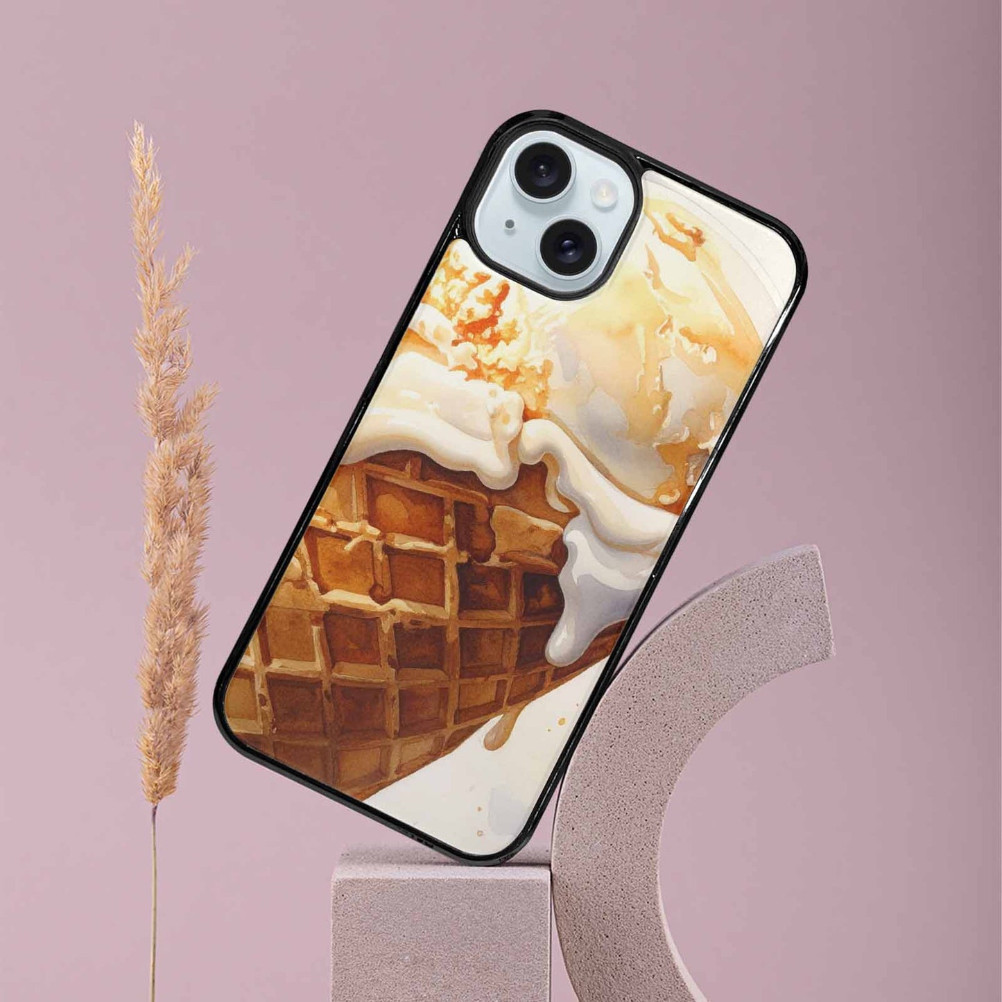 iPhone 15 Plus Case — Extreme Close Up Shot Only Drippig, Custom Designed Case Cover
